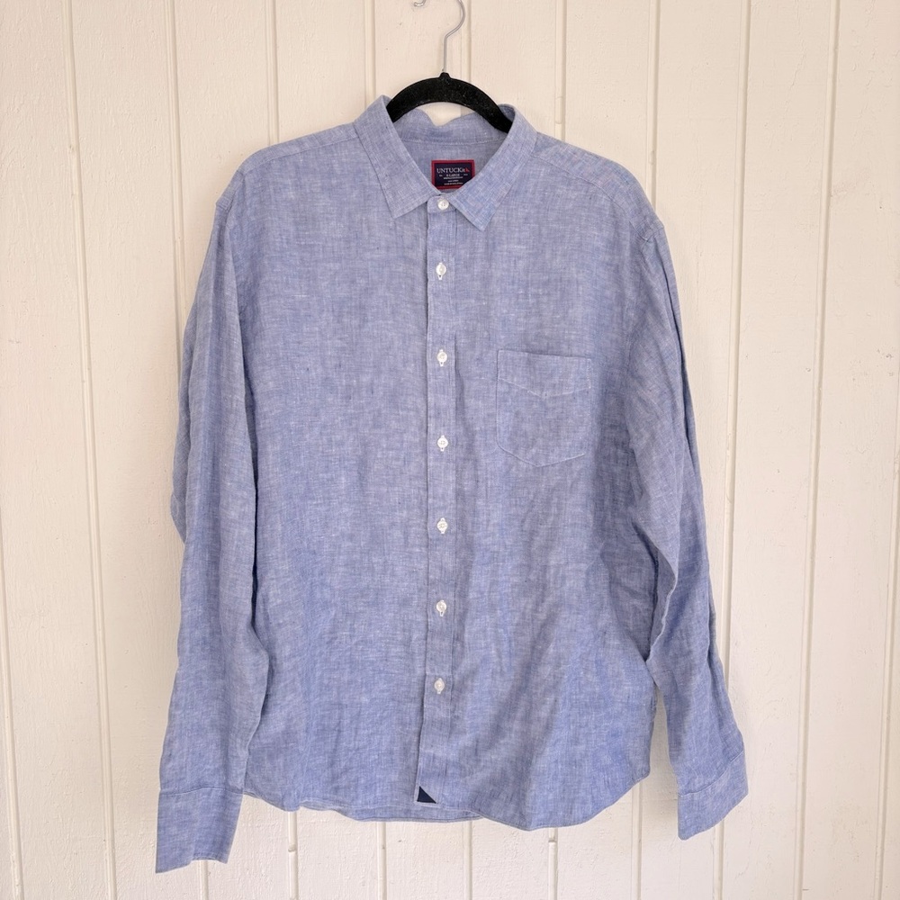 UNTUCKit 100% Linen Shirt Men’s size XL